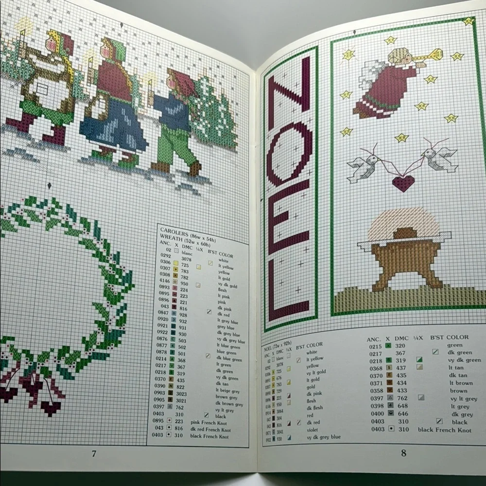 Leisure Arts Cross Stitch Olde Worlde Christmas Leaflet #430